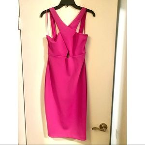 Fuchsia Midi Express Dress